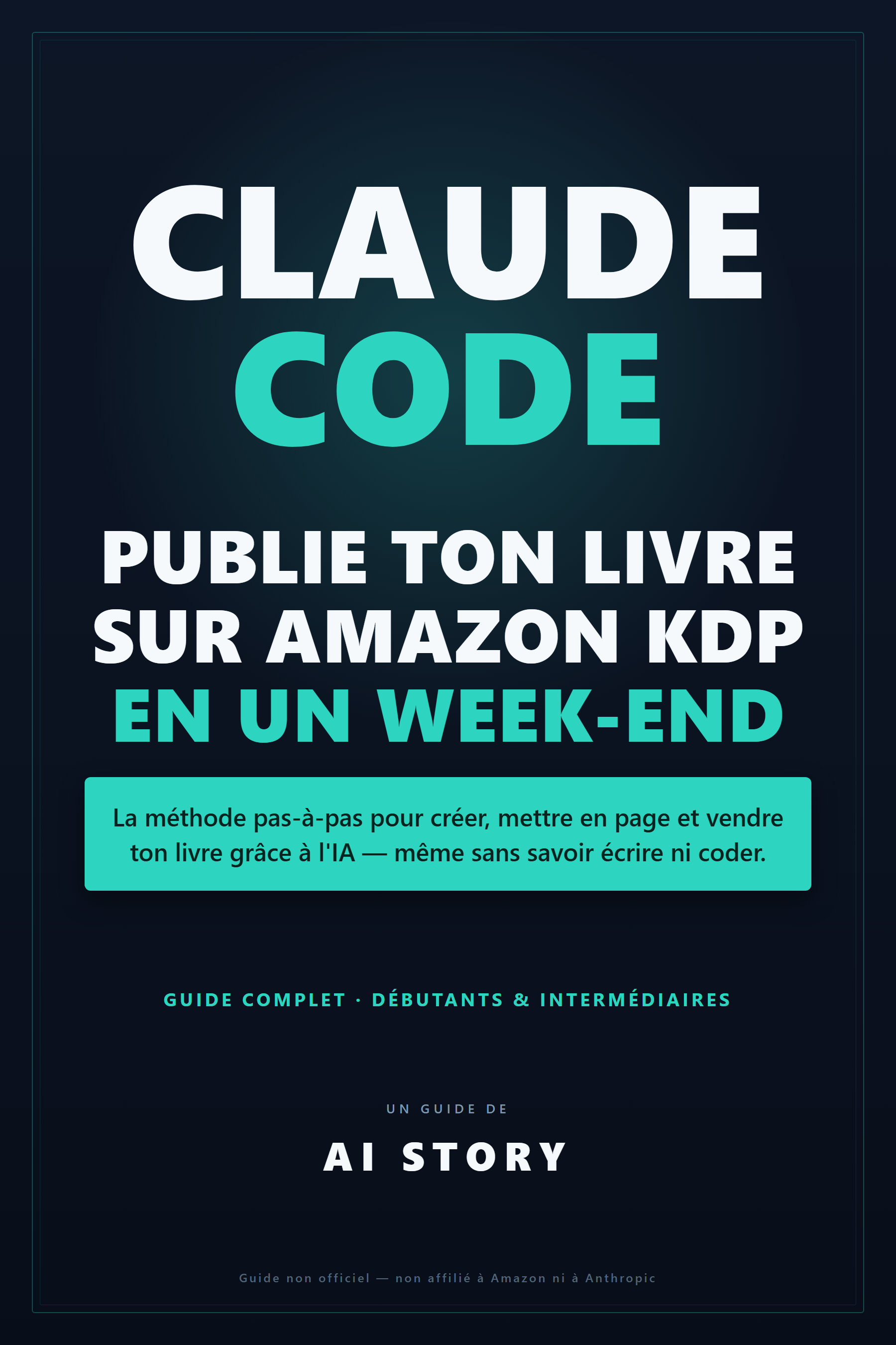 Claude Code — Publie ton livre sur Amazon KDP en un week-end