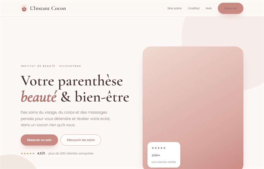 Modèle Bien-être vu sur ordinateur