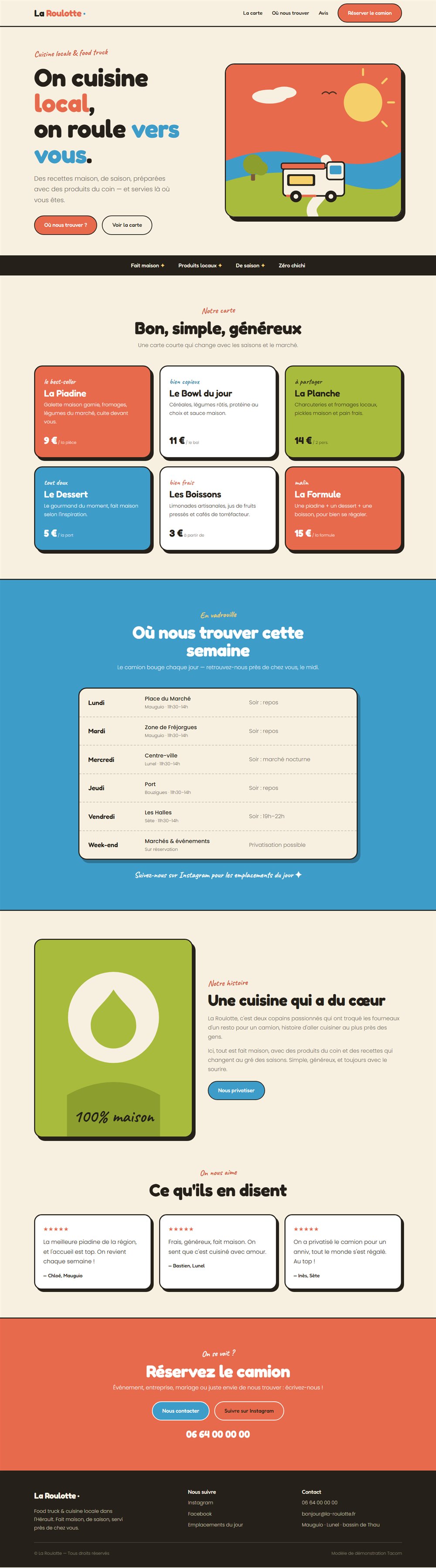 Aperçu complet du modèle Restauration sur ordinateur