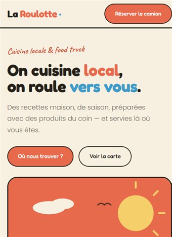 Modèle Restauration sur mobile