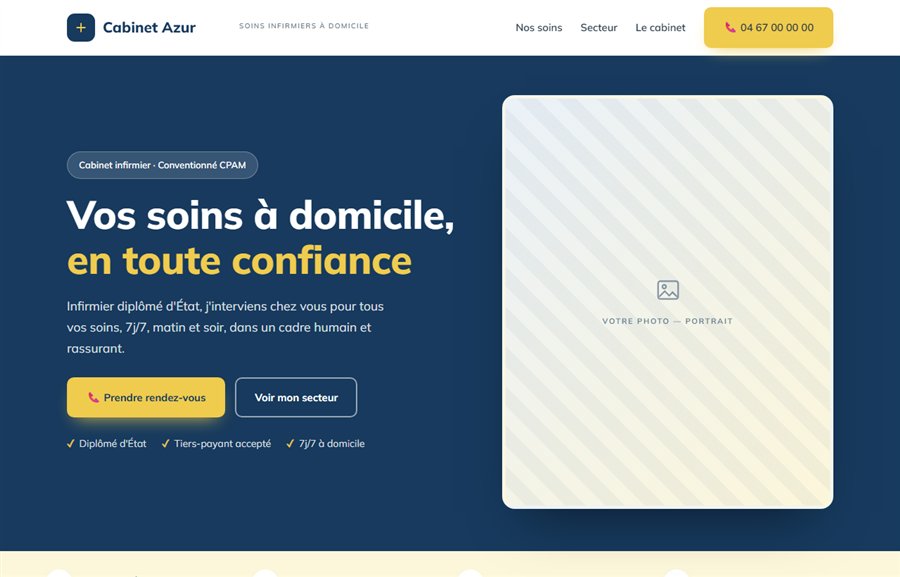 Modèle Soin vu sur ordinateur