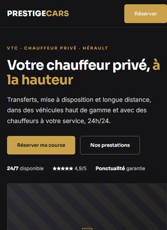 Modèle Transport vu sur mobile