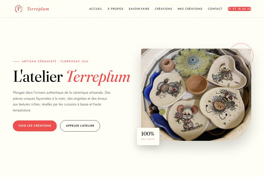 Aperçu du site Terreplum